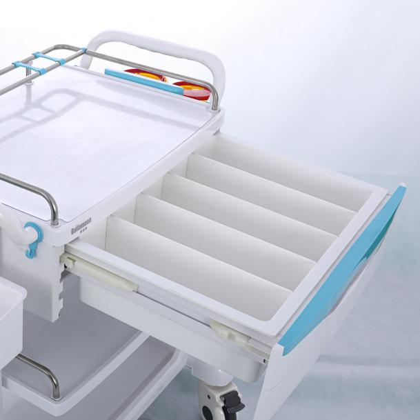 medical cart with drawers